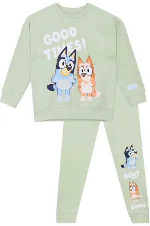 Character 100% Cotton Bluey Good Times Sweatshirt & Joggers Set1.5 - 2 ans (86 - 92cm)