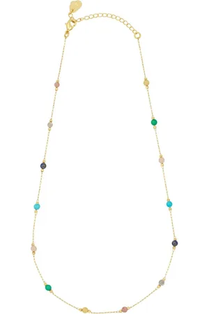 ESTELLA BARTLETT Mixed Gemstone Paperlink Live Colourfully Necklaceun