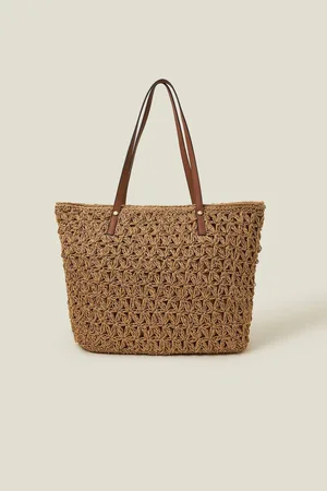 Accessorize Raffia Tote BagUn an