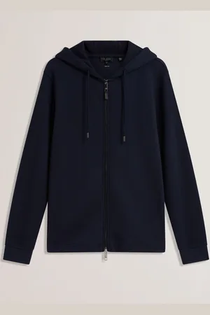 Ted Baker Sweat-shirt à chevrons Druski zippé bidirectionnel à capucheXXL