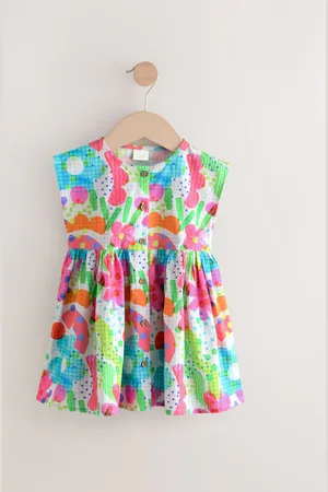 Next Button Through Dress (3mths-10yrs)122128cm