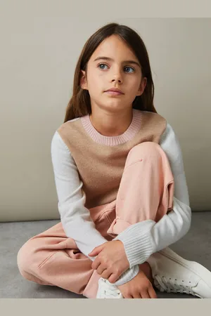 Reiss Pull Audrey rayé à col rond en laine mélangée9 - 10 ans (134 - 140cm)