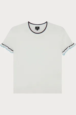 Paul Smith Knitted Short Sleeve Tipped T-Shirtxlarge
