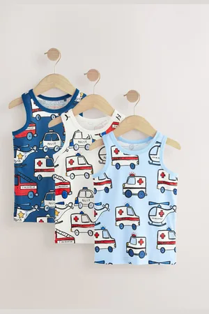 Next 100% coton de gilets 3 Lot de 1.5-10ans)122128cm