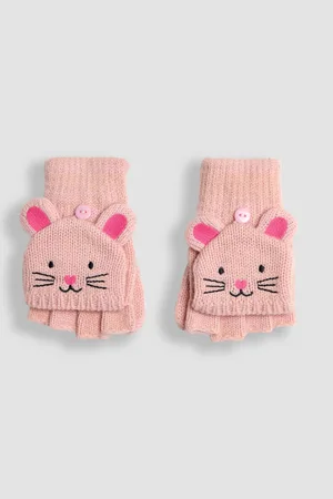 JoJo Maman Bébé Souris Moufles fantaisie avec doigts3 - 6 ans (98 - 116cm)