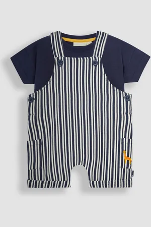 JoJo Maman Bébé Ensemble salopette et T-shirt 2-PiecesJusqu