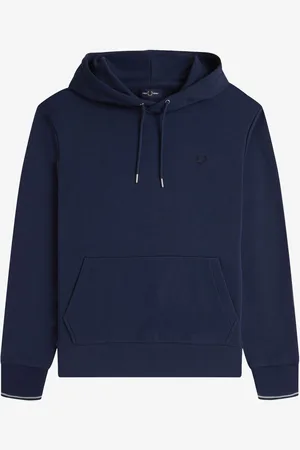 Fred Perry Sweat à capuche à enfiler à liserésGrand