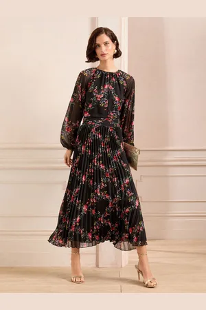 Love & Roses Peignoir Fleuri Imprimé mi-long40