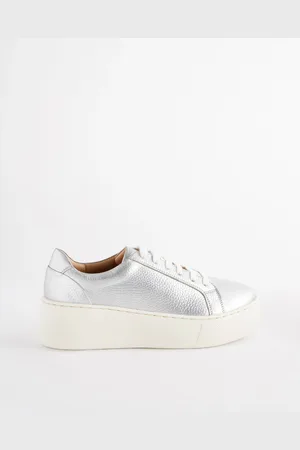 Next Signature Forever Comfort Leather Suede Chunky Compensées Platform Trainers
