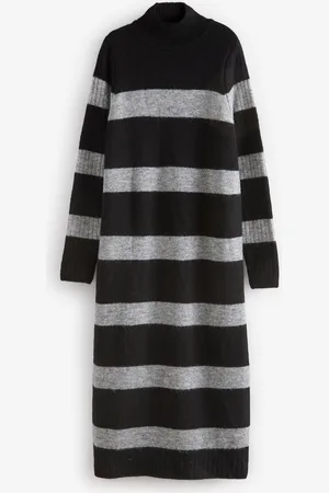 Next Col montant Manches longues Maxi Knitted Pull RobeXL Regular