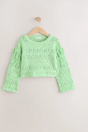 Next Pull Tassle Crochet 100% coton (3-16ans)122128cm
