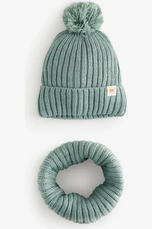 Next Knitted Pom Hat and Snood Set (1-10yrs)3 - 4 ans (98 - 104cm)