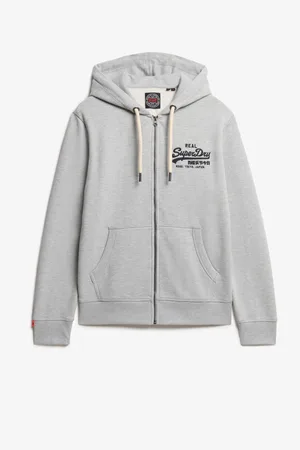 Superdry Sweat VL brodé décontracté zippé à capuchePetit