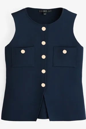 Next Haut gilet boutonné en maille éléganteM Reg