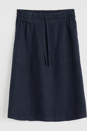 Seasalt Cornwall Pepper Moth 100% Lin Skirt44