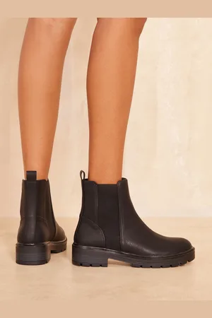 Friends Like These Chaussures plates Chunky Casual Faux Leather Chelsea Boot
