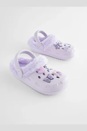 Next Chaussons sabots doublés de fausse fourrure