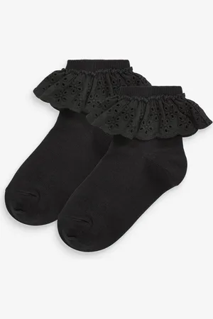 Next Lot de chaussettes de cheville Volants en coton riche 2UK 12.5 - 3.5