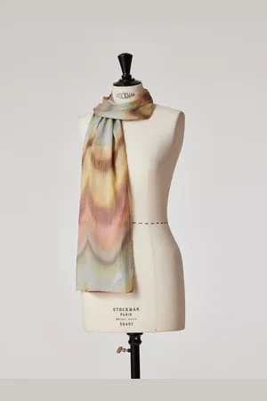 Paul Smith Swirl Gradient Silk Blend Scarfun