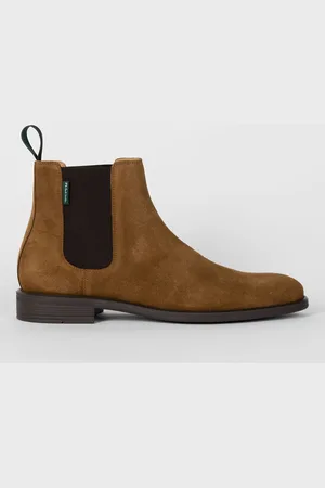 Paul Smith Bottes en daim et cuir marron