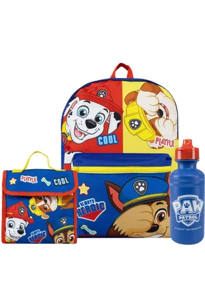Character PAW Patrol Backpack Lunch Bag and Water Bottle Setun