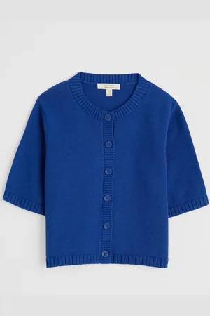 Seasalt Cornwall Gillan Creek 100% coton biologique à manches courtes Cardigan42