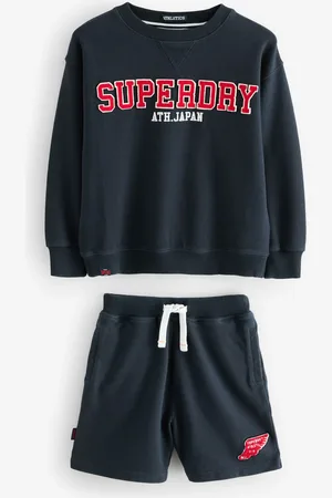 Superdry Printed Workwear Hoodie And Joggers Set110116cm