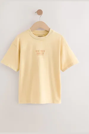 Next Relaxed Fit Washed Short Sleeve Graphic Print 100% Cotton T-Shirt (3-16yrs)152158cm
