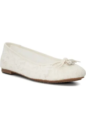 Dune Heartstring Mariage Lace Ballet Chaussures plates Chaussures