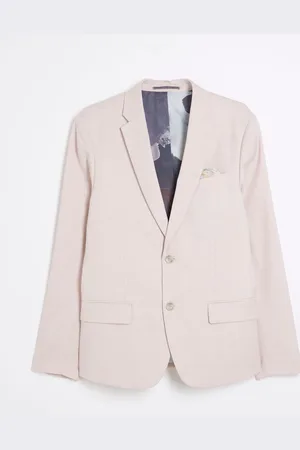 River Island Veste de costume en peau de requin42s