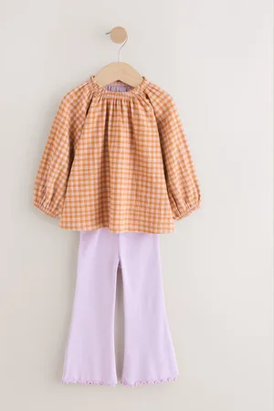Next Long Sleeve Top and Flare Leggings Set (3mths-7yrs)3 - Mois 6 (62 - 68cm)