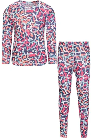 Mountain Warehouse Kids - Ensemble Thermique Talus Imprimé - Top et Jogging5 - 6 ans (110 - 116cm)