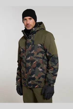 Mountain Warehouse Ensemble veste et pantalon de ski imprimé résistant à l