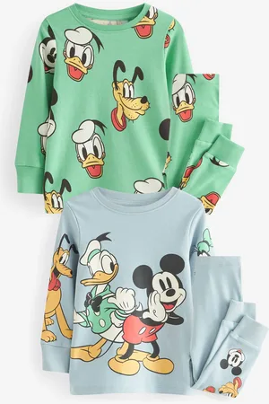 Next 100% Coton Disney Pyjama Mickey Mouse Snuggle 2 Lot (9mths-10yrs)2 - 3 ans (92 - 98cm)