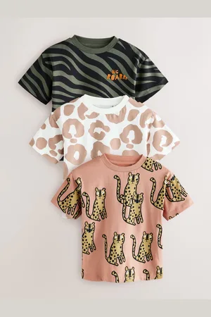 Next Manches courtes 100% Cotton T-shirt 3 Lot (3mths-7yrs)7480cm