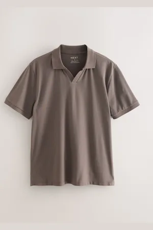 Next Polo en piqué à col cubain Manches courtesTrès très grand