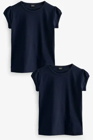 Next T-shirt à manches bouffantes en coton 100% 2 Pack (3-16ans)15 ans (170cm)