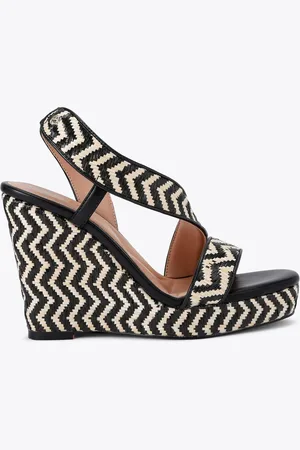 Carvela Gala Capri Wedge 110 Black Sandalseu41