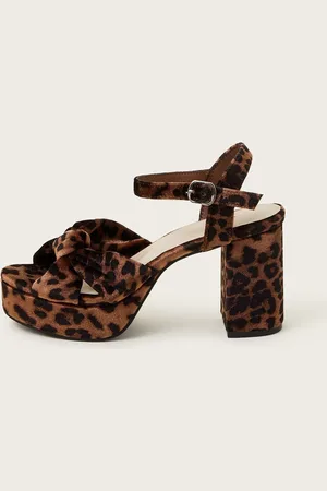 Monsoon Mara Leopard Imprimé Platform talons