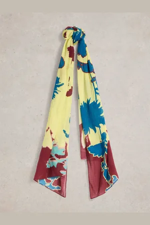 White Stuff Floral Placement ScarfUn an
