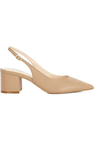 Dune Compelled Point Block talons Slingback Chaussures