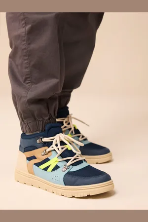 Next Side Zip Lace-Up Trainers