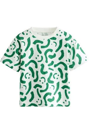 Next Manches courtes All-Over Imprimé 100% Cotton T-shirt (3mths-7yrs)9 - Mois 12 (74 - 80cm)