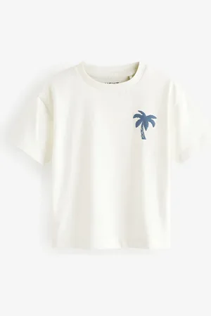 Next Simple 100% Cotton Short Sleeve T-Shirt (3mths-7yrs)9 - Mois 12 (74 - 80cm)