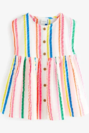 Next Button Through Dress (3mths-10yrs)3 - Mois 6 (62 - 68cm)