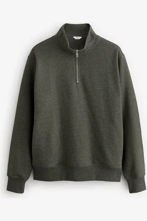 Next Jersey Cotton Rich Quarter Zip Sweat-shirt5XL