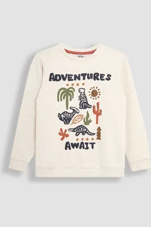 JoJo Maman Bébé Dino Graphic Print Sweatshirt98104cm
