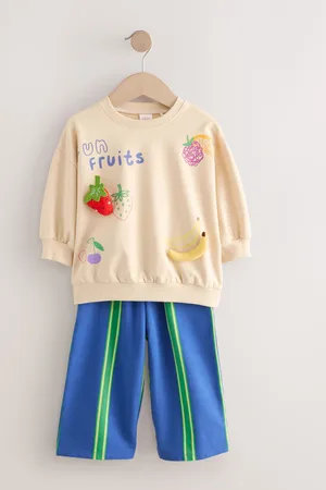 Next Long Sleeve Top and Wide Trousers Set (3mths-7yrs)98104cm