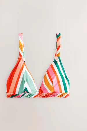 Next Haut Bikini triangle à bretelles froncées44