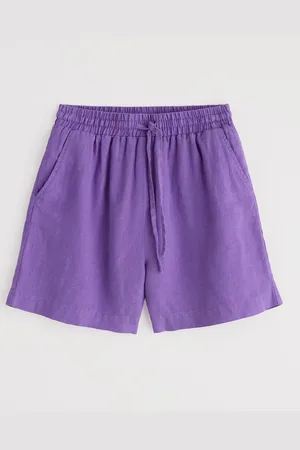 Seasalt Cornwall Tide Flow 100% Linen Shorts40